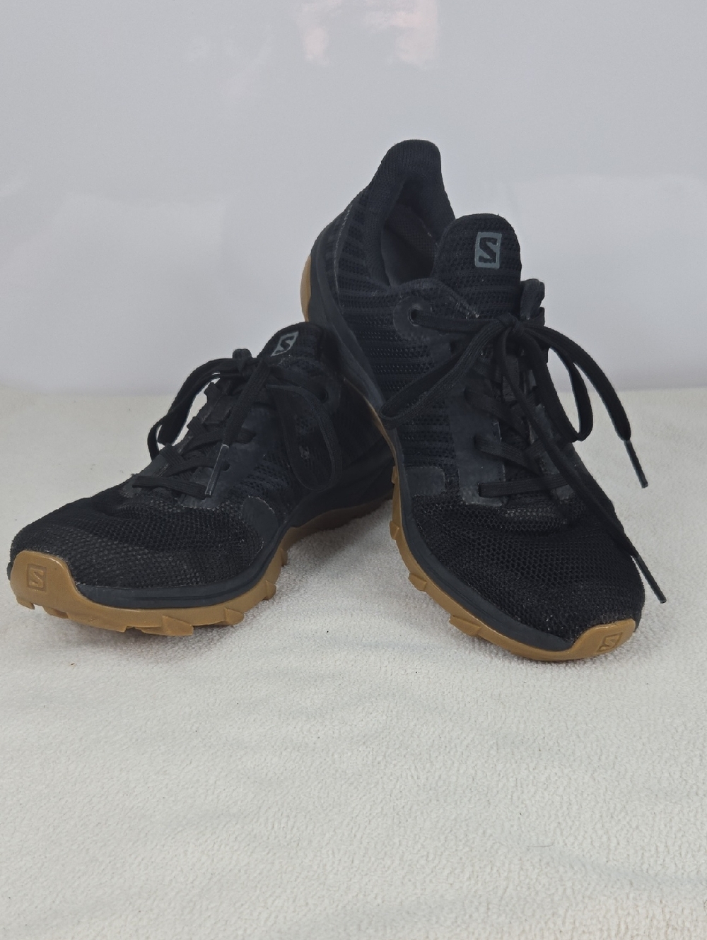 Salomon Women’s Black Trail Running Shoes with Gum Sole